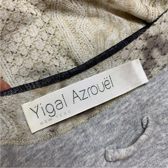 Yigal Azrouel Snowflake Patterned Vest with  real Fur Trim, S - Picture 9 of 9